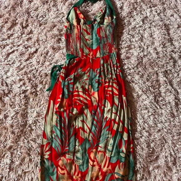 Rare Whirling Turban Vintage Reproduction Pinup Tiki Tropical Sarong Dress - Picture 8 of 8